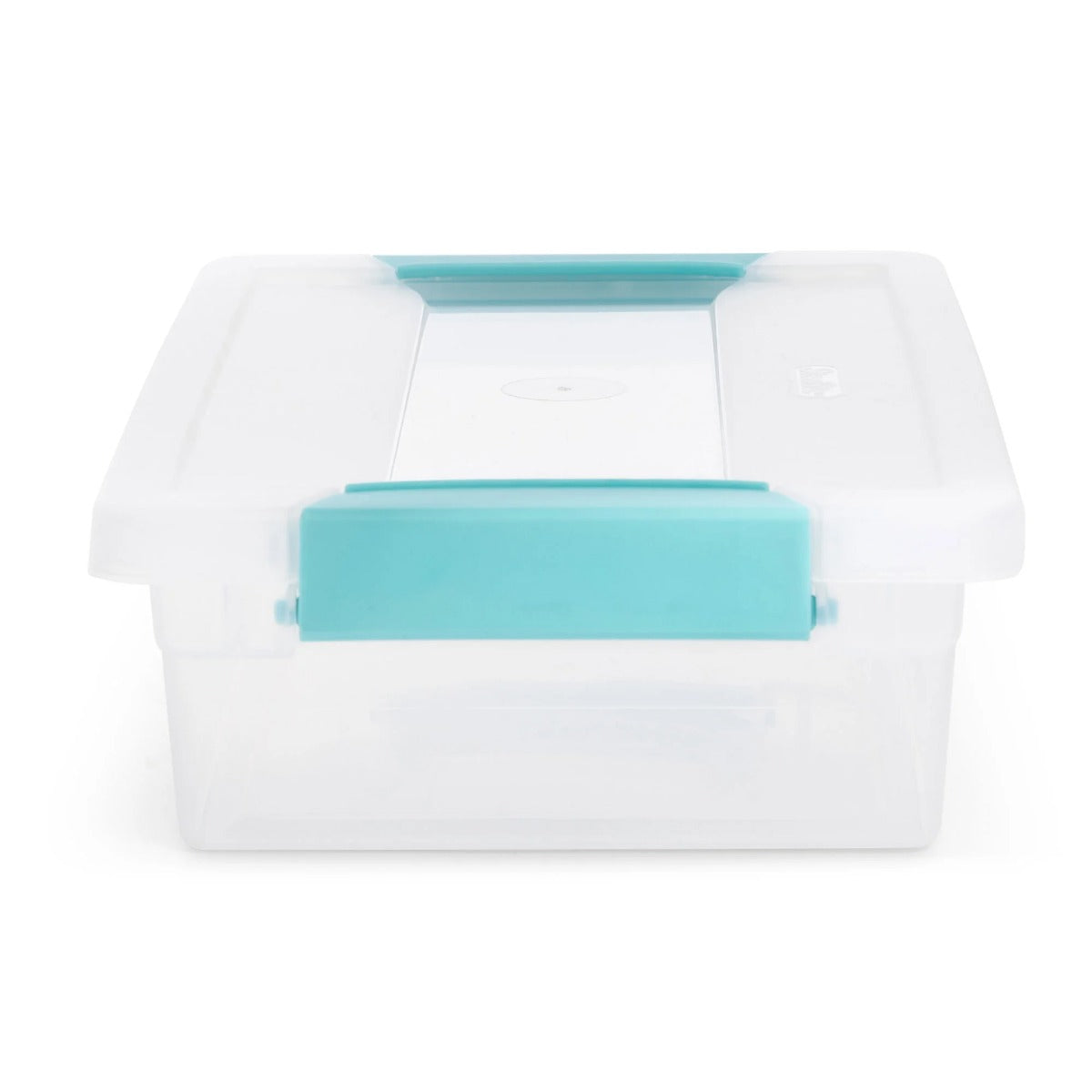 Sterilite Small Clip Box Clear Storage Tote Container w/ Lid, (12 Pack)
