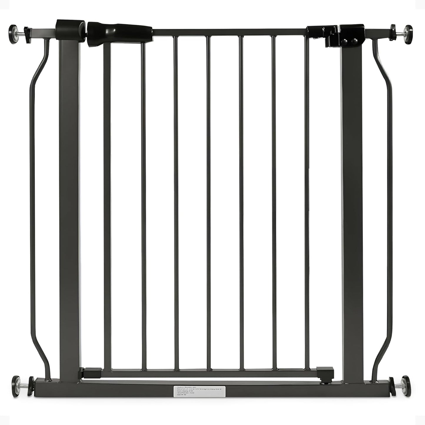 Walk Thru Safety Gate for Baby and Pets, Doorways, Stairways, Hallways, Fits 29.1-33.8 Inch Openings, 36 Inch Height, Graphite