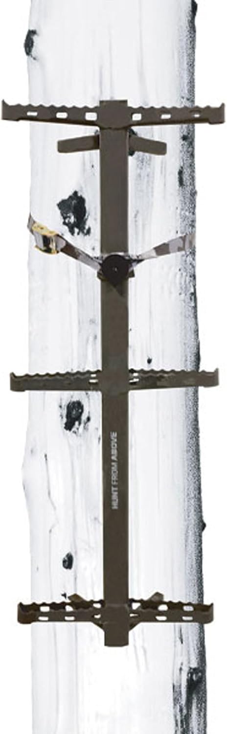 Hawk Helium 30" Lightweight Aluminum Treestand Climbing Sticks with Fold Up Steps and Boot Grabbing Grooves (1-Pack/3-Pack)