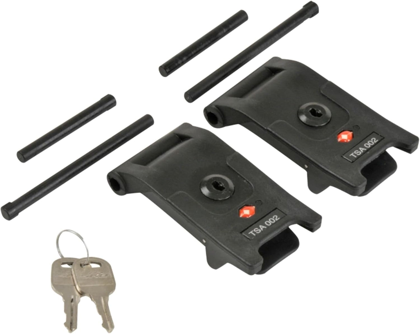 Locking Latch Kit for iSeries Cases, Travel Approved Lock Set with Keys and Replacement Pins, Easy Install Upgrade for Luggage Security