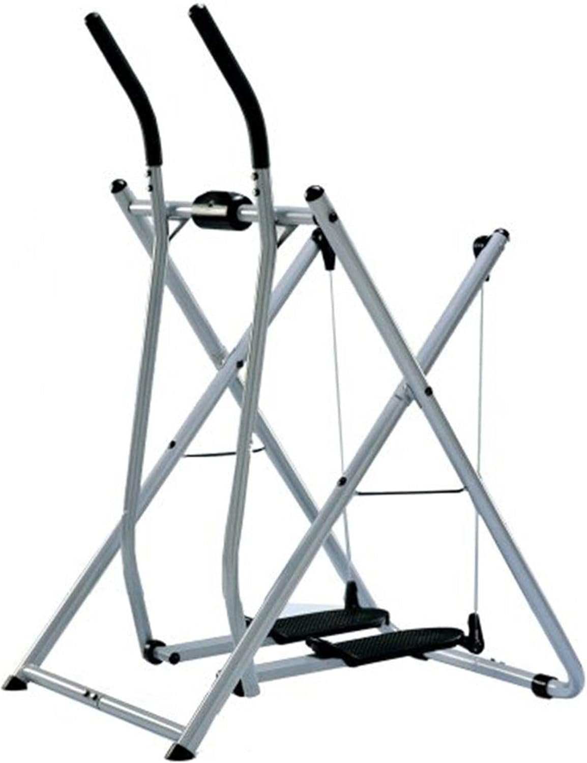 Little Total Body Fitness Workout Exercise Elliptical Glider Supports 250-300lbs with Low-Impact Design for Home Gym