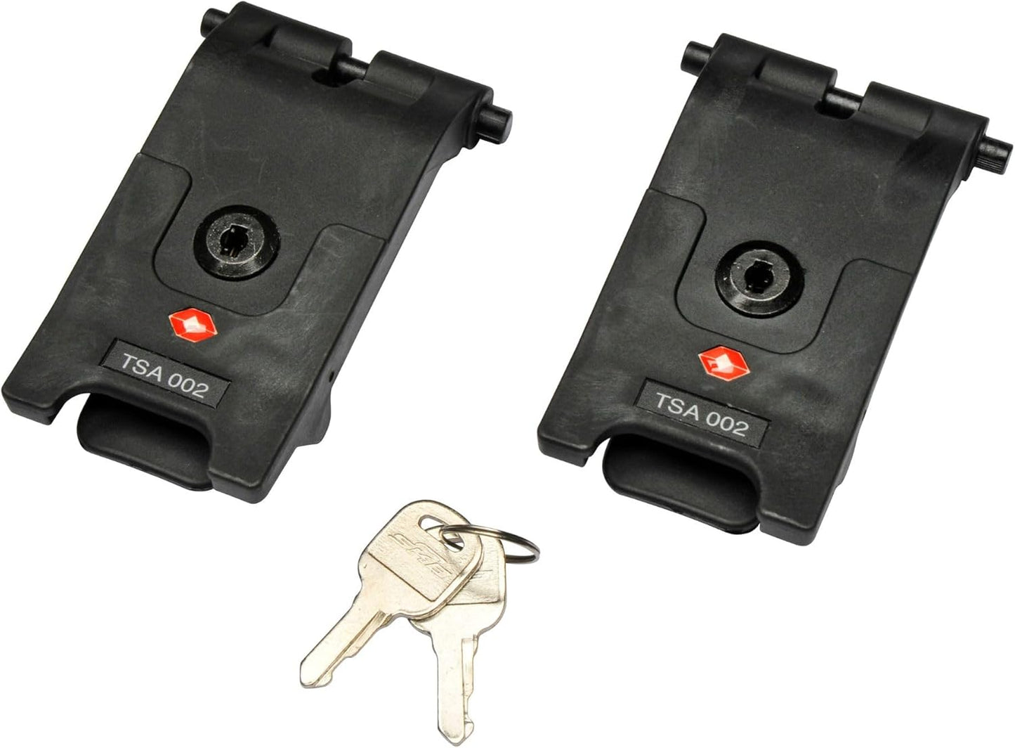 Locking Latch Kit for iSeries Cases, Travel Approved Lock Set with Keys and Replacement Pins, Easy Install Upgrade for Luggage Security