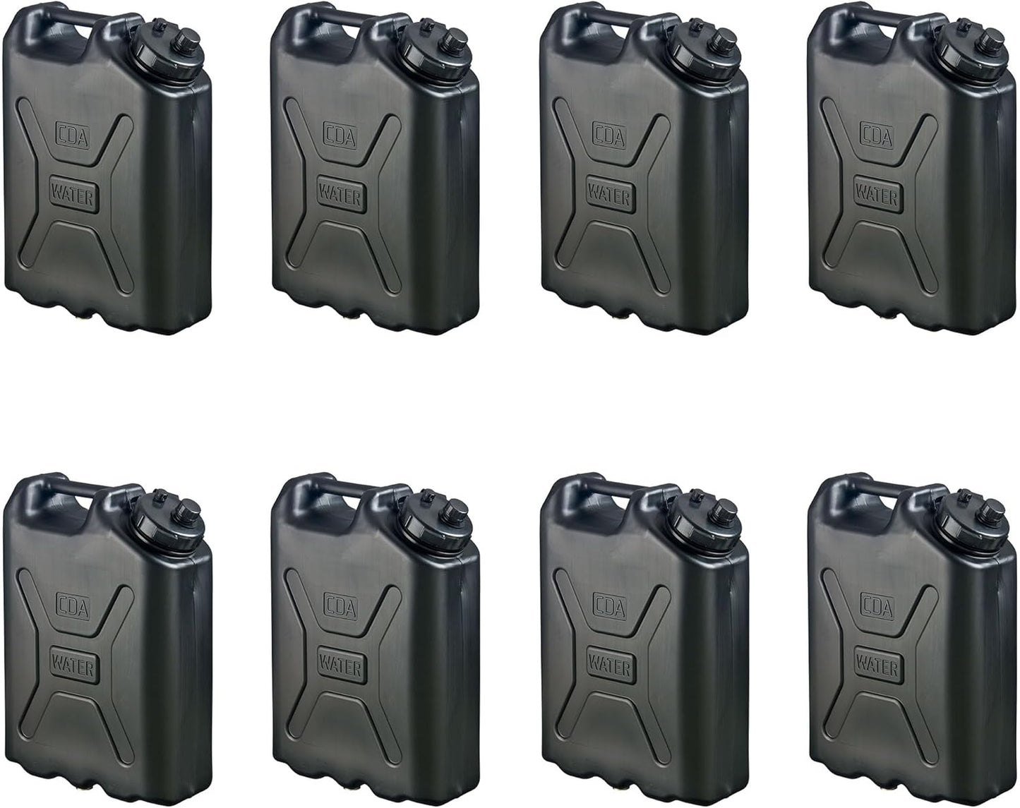 Durable 5 Gallon 20 Liter Portable Military Water Storage Container for Camping, Outdoors and Emergency Management
