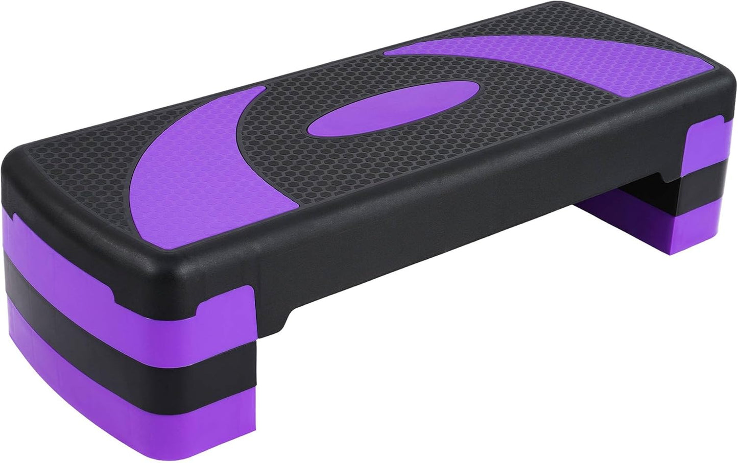 Aerobic Exercise Step Platform with Raisers, Home & Gym Workout Stepper