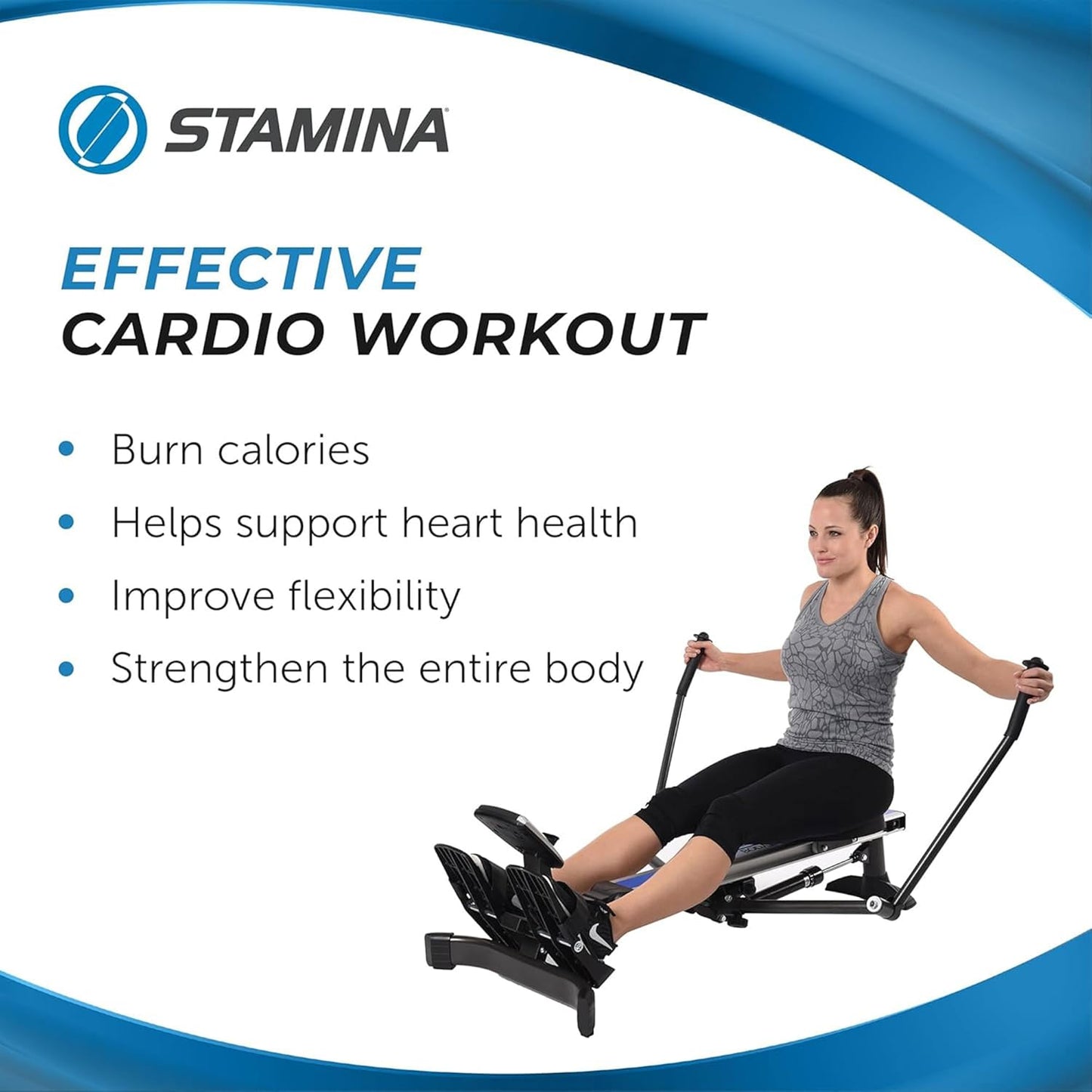 BodyTrac Glider Exercise Rowing Machine