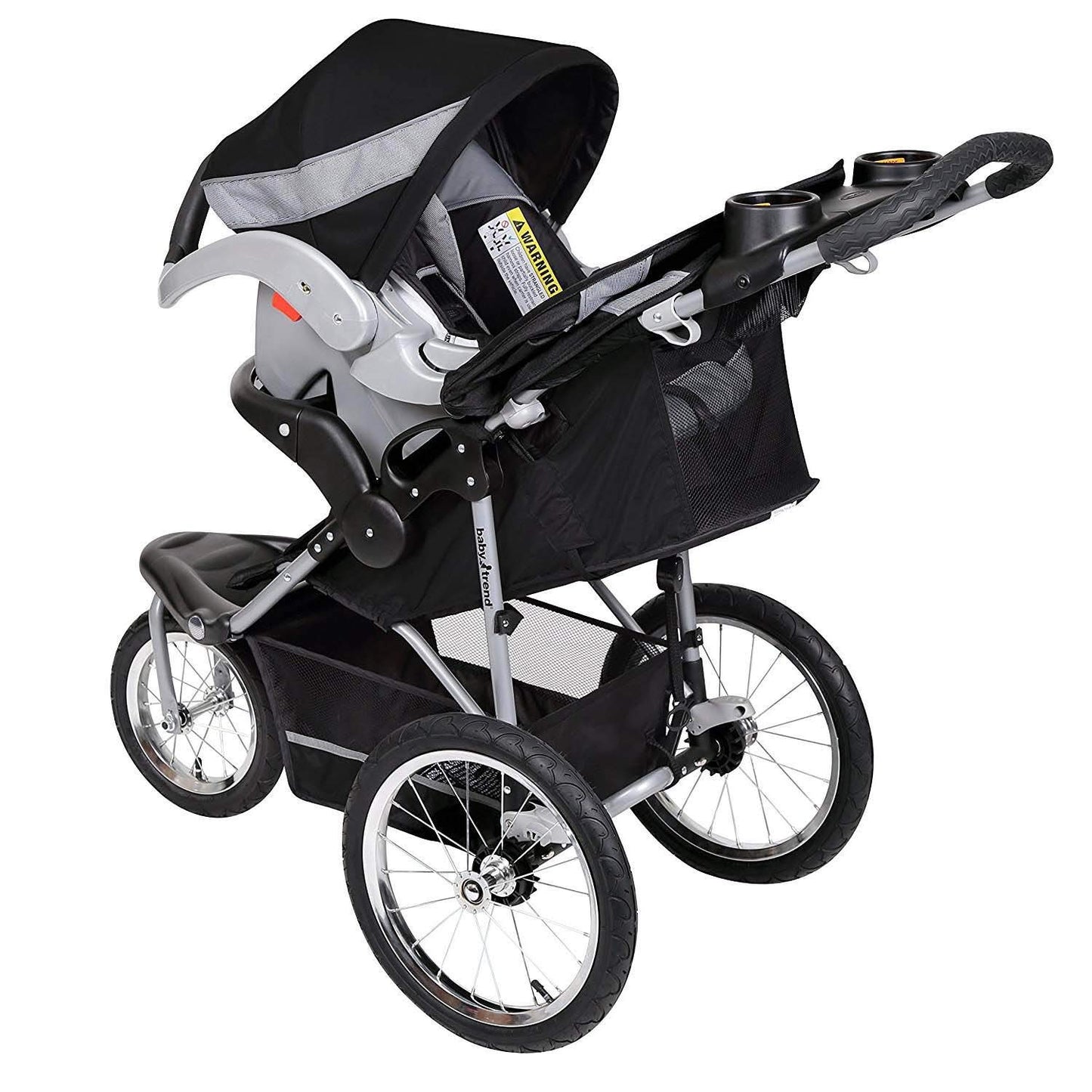 Jogger Travel System with EZ Flex-Loc® Infant Car Seat, Millenium White