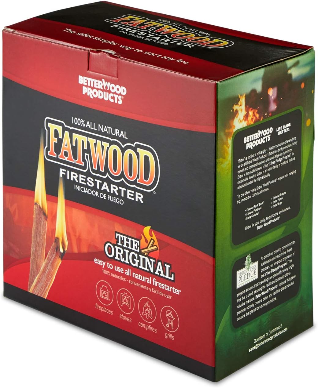 Fire Starter Sticks, Fireplace & Campfires, 50 Lbs - Firewood Starters for Indoor and Outdoor Use - Ideal for BBQ, Camping, Stove, Pit and Chimney