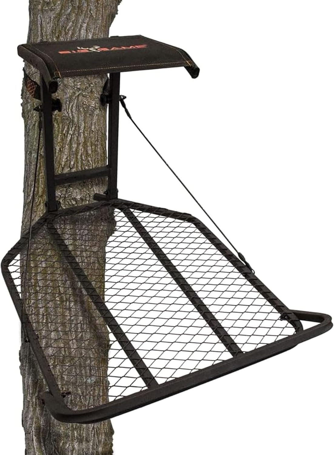 XC Hang-On Treestand, Lightweight Steel Construction with 14 x 8 in. Flip-Back Flex-Tek Seat, 300 lbs Weight Rating