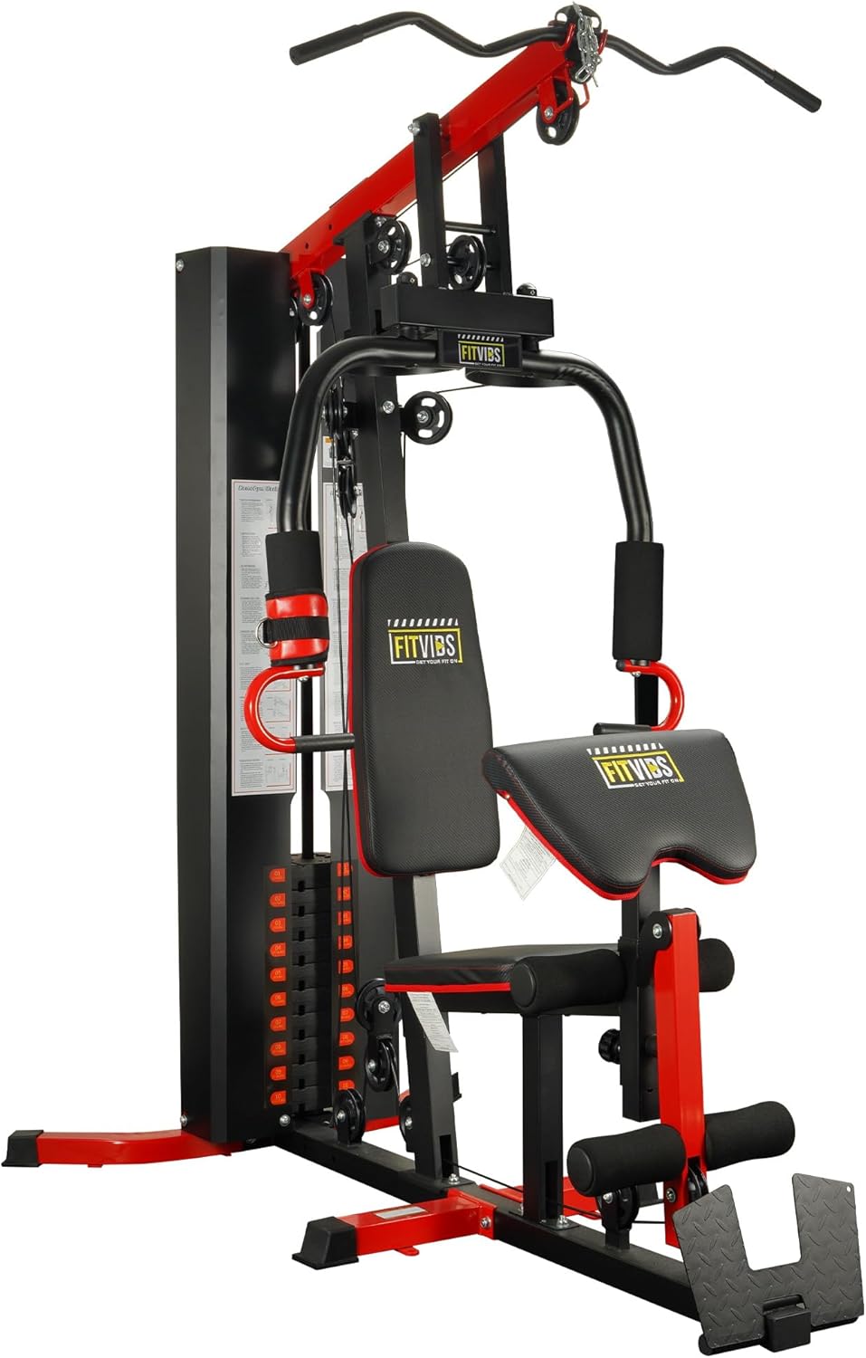 Home Gym, Workout Equipment with Leg Press, Exercise Equipment for Home with Pulley System, Home Gym Equipment for Full Body Strength Training, Preacher Curl and Leg | Multiple Styles
