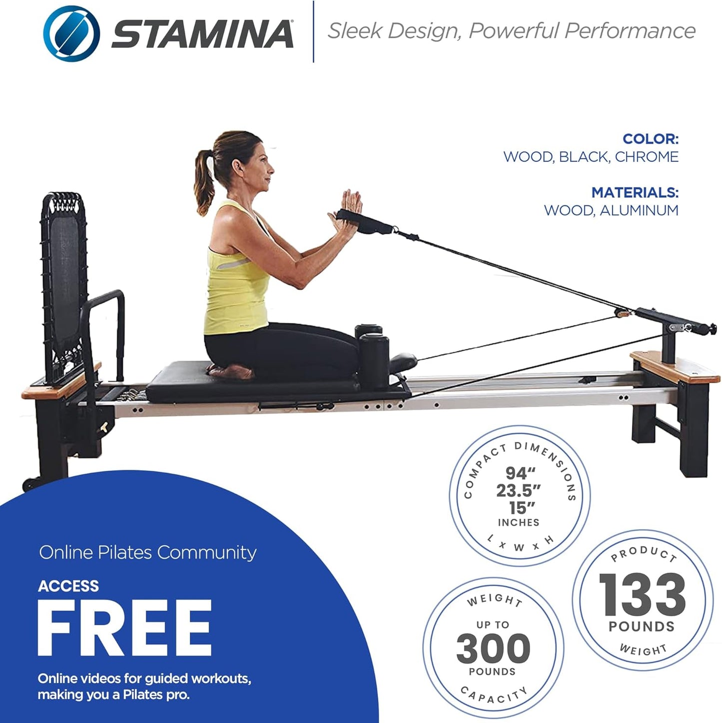 Workout Machine for Home Gym, 300 lb Capacity
