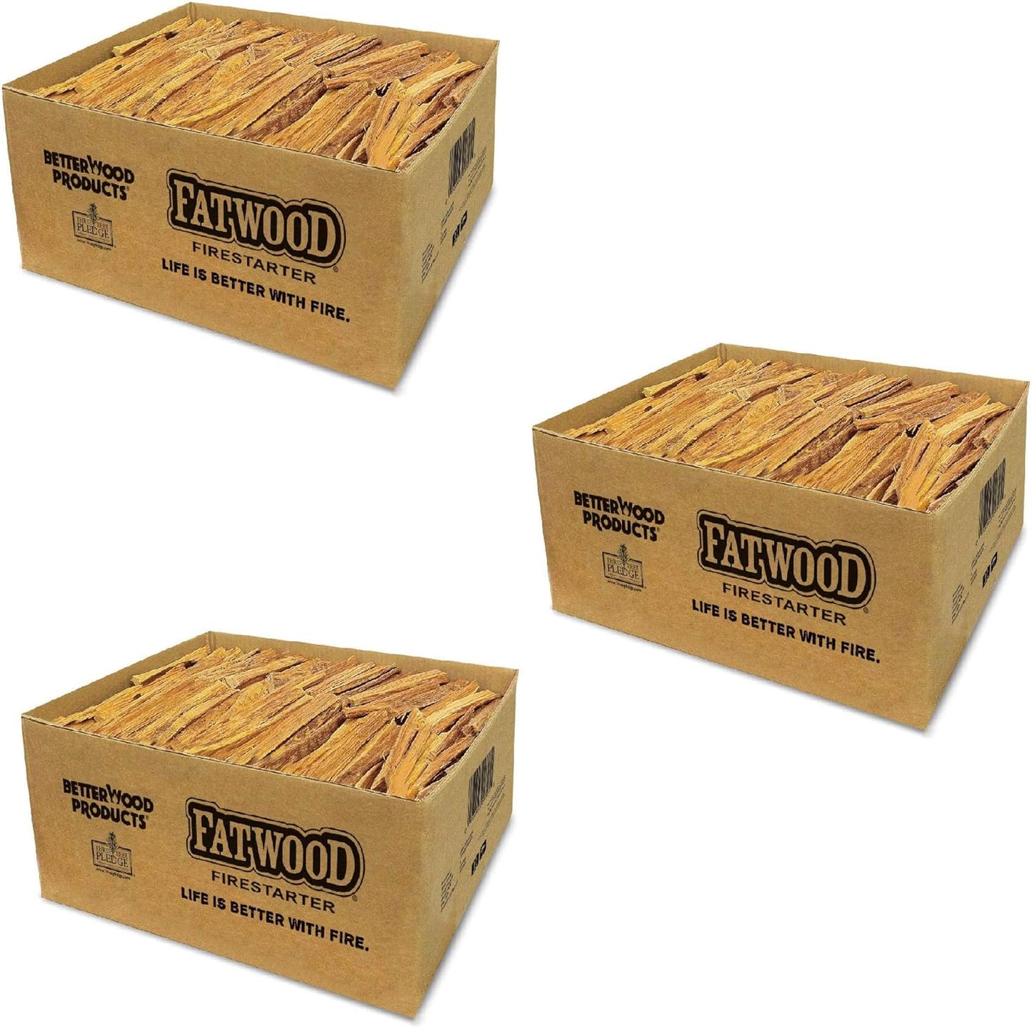 Fire Starter Sticks, Fireplace & Campfires, 50 Lbs - Firewood Starters for Indoor and Outdoor Use - Ideal for BBQ, Camping, Stove, Pit and Chimney