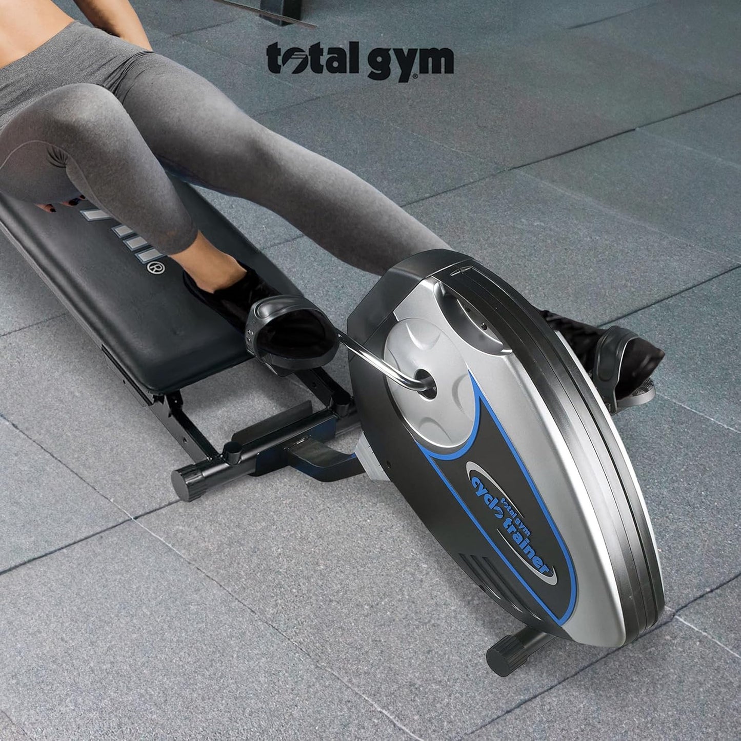 Attachable Cyclo Supportive Trainer with Digital Monitor Progress Tracking Display for Home Workout Exercise Machines, Black