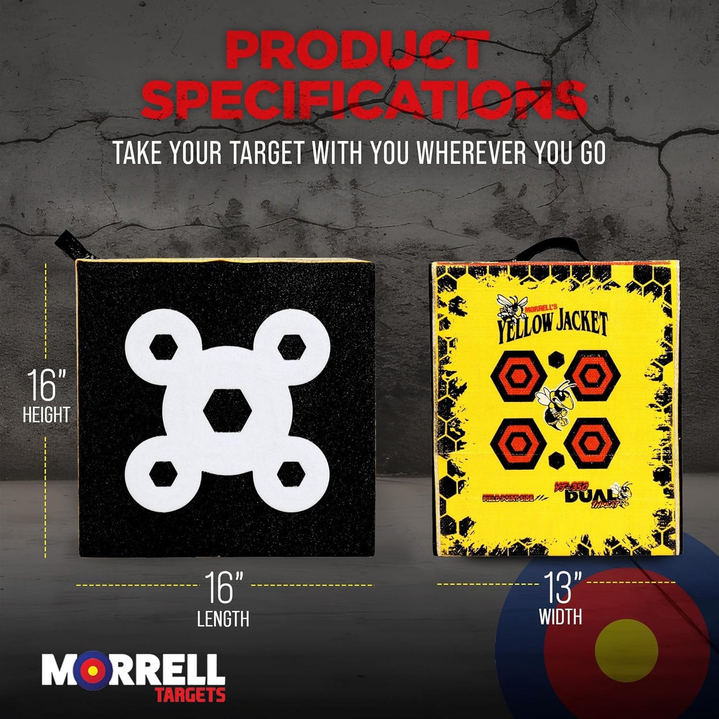 Dual Threat Foam Archery Target Block for All Bows