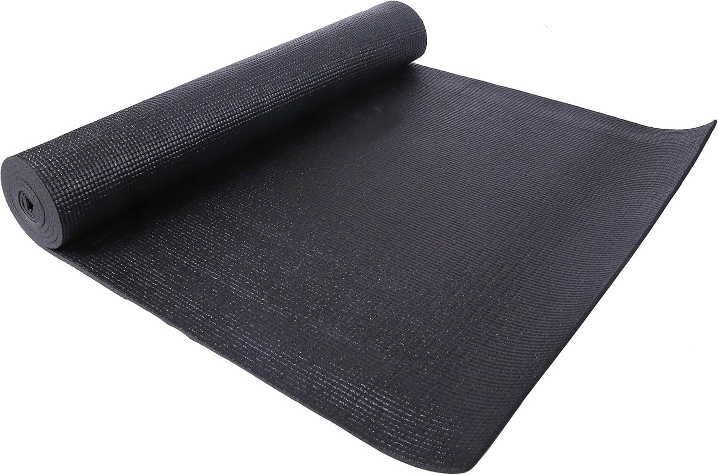 All Purpose 1/4-Inch High Density Anti-Tear Exercise Yoga Mat with Carrying Strap, Multiple Colors