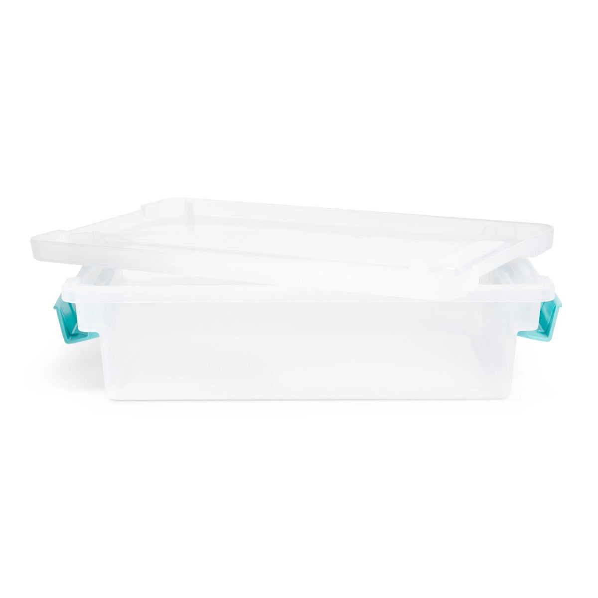 Sterilite Small Clip Box Clear Storage Tote Container w/ Lid, (12 Pack)
