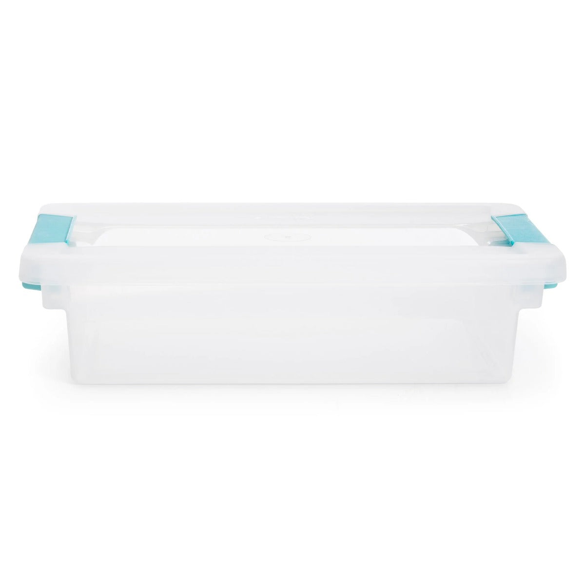 Sterilite Small Clip Box Clear Storage Tote Container w/ Lid, (12 Pack)
