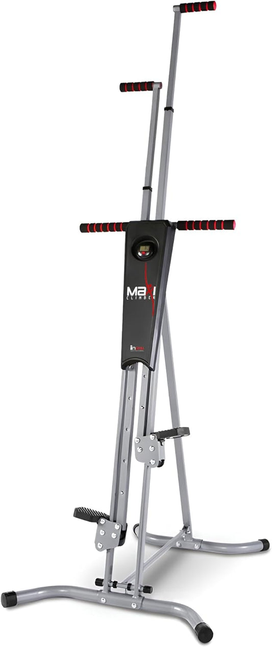 Vertical Climber ERS (Elastic Resistance System) - Easy to Assemble, Folding Exercise Machine Combines Cardio & Strength Training for a Low Impact, Full Body Workout - Free Fitness App