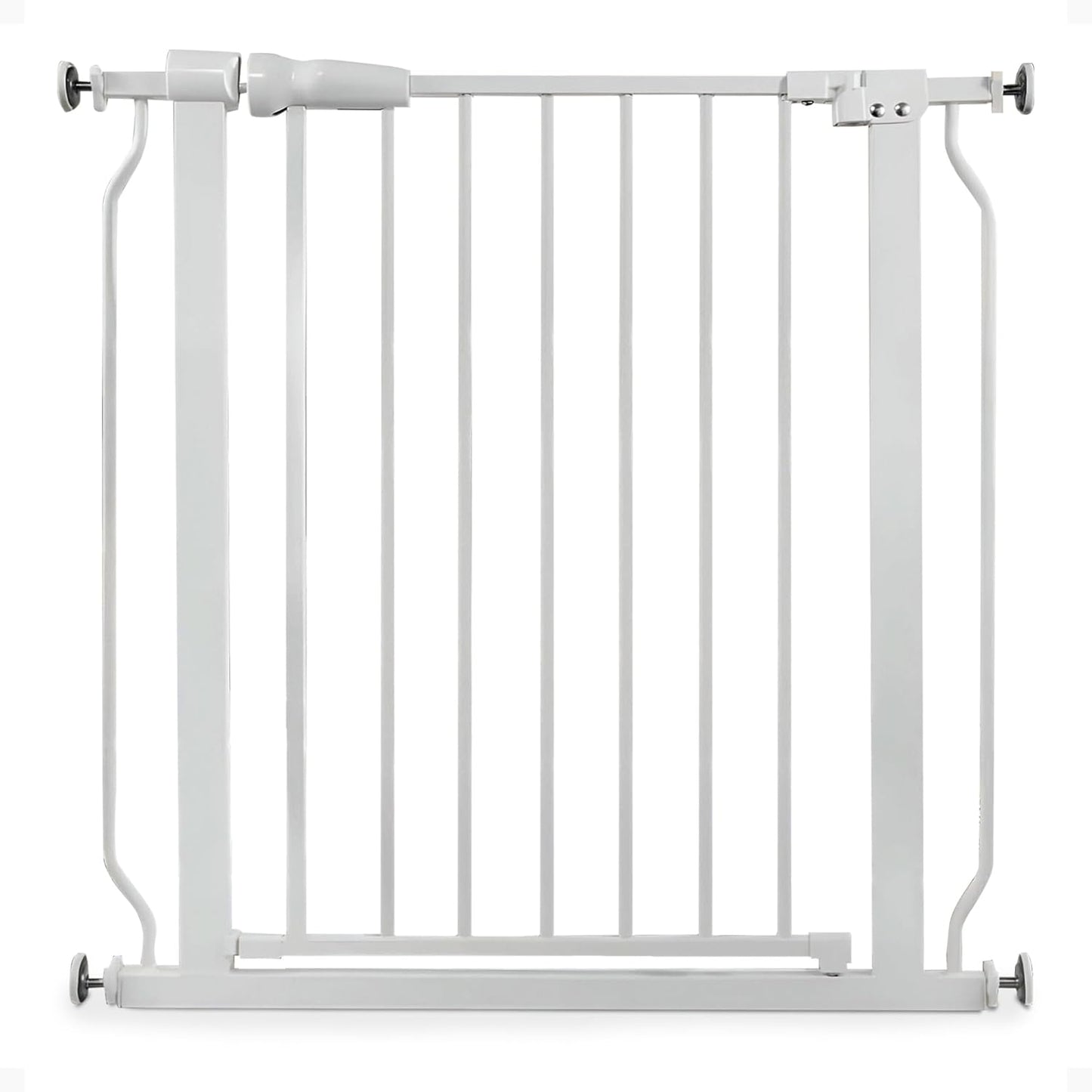 Walk Thru Safety Gate for Baby and Pets, Doorways, Stairways, Hallways, Fits 29.1-33.8 Inch Openings, 36 Inch Height, Graphite