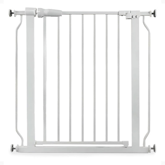 Walk Thru Safety Gate for Baby and Pets, Doorways, Stairways, Hallways, Fits 29.1-33.8 Inch Openings, 36 Inch Height, Graphite