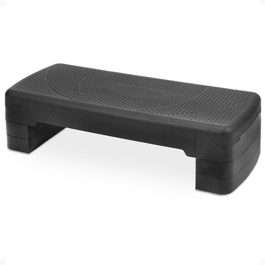 Aerobic Exercise Step Platform with Raisers, Home & Gym Workout Stepper