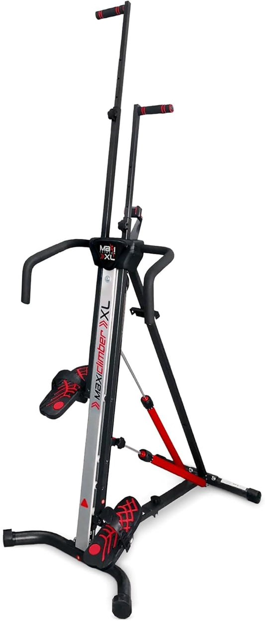 Vertical Climbers - The Original Compact, Mountain Climber, Stair Stepper Exercise Machines - XL-2000 HRS (Hydraulic Resistance System, 12 Level) - Free Coach-led Classes & Fitness App