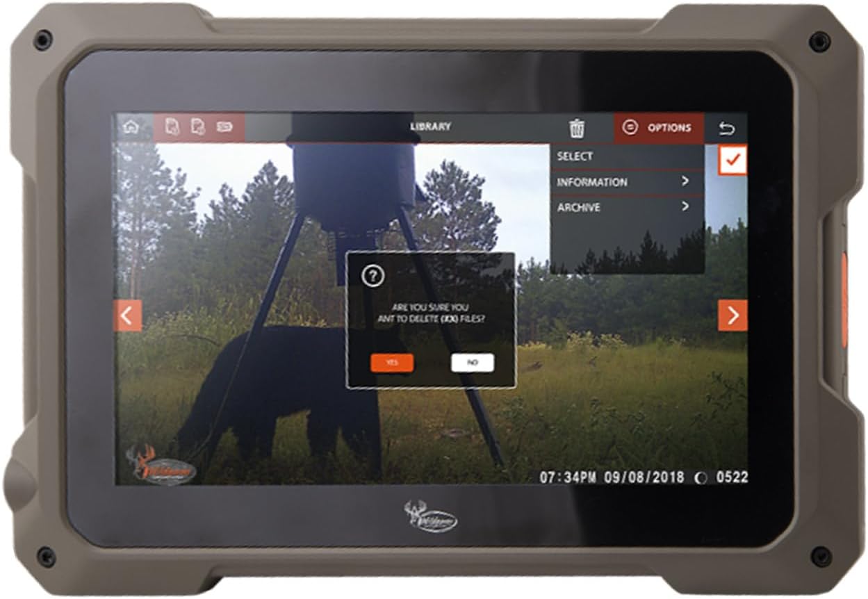 VU70 Dual SD Card Viewer for Hunting & Wildlife Observation Durable Weather-Resistant Memory Card Reader with 7" Touch Screen