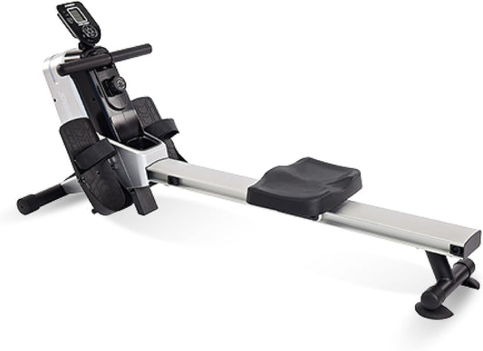 Magnetic Rower - Rower Machine with Smart Workout App - Rowing Machine with Magnetic Resistance for Home Gym Fitness - Up to 250 lbs Weight Capacity