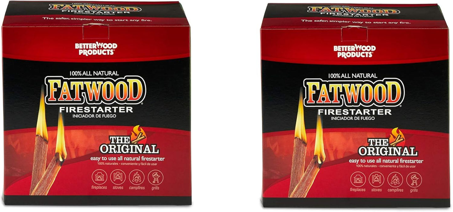 Fire Starter Sticks, Fireplace & Campfires, 50 Lbs - Firewood Starters for Indoor and Outdoor Use - Ideal for BBQ, Camping, Stove, Pit and Chimney