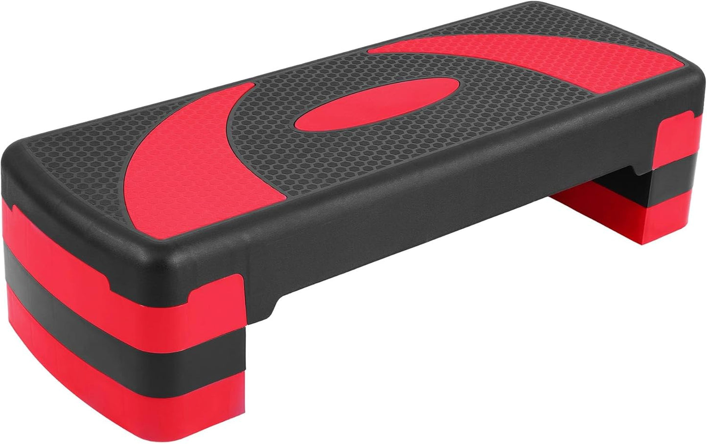 Aerobic Exercise Step Platform with Raisers, Home & Gym Workout Stepper