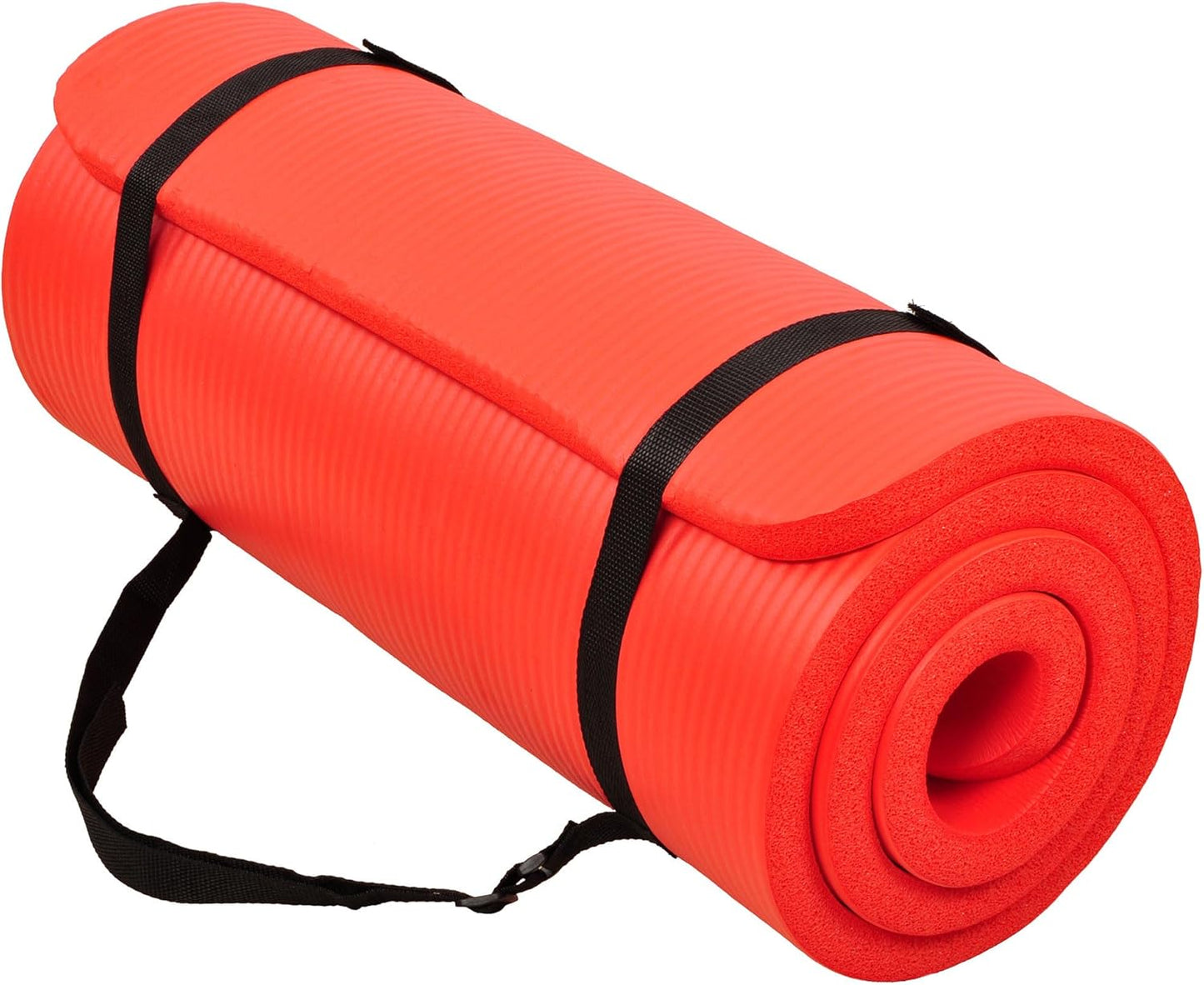 1/2-Inch Extra Thick High Density Anti-Tear Exercise Yoga Mat with Carrying Strap