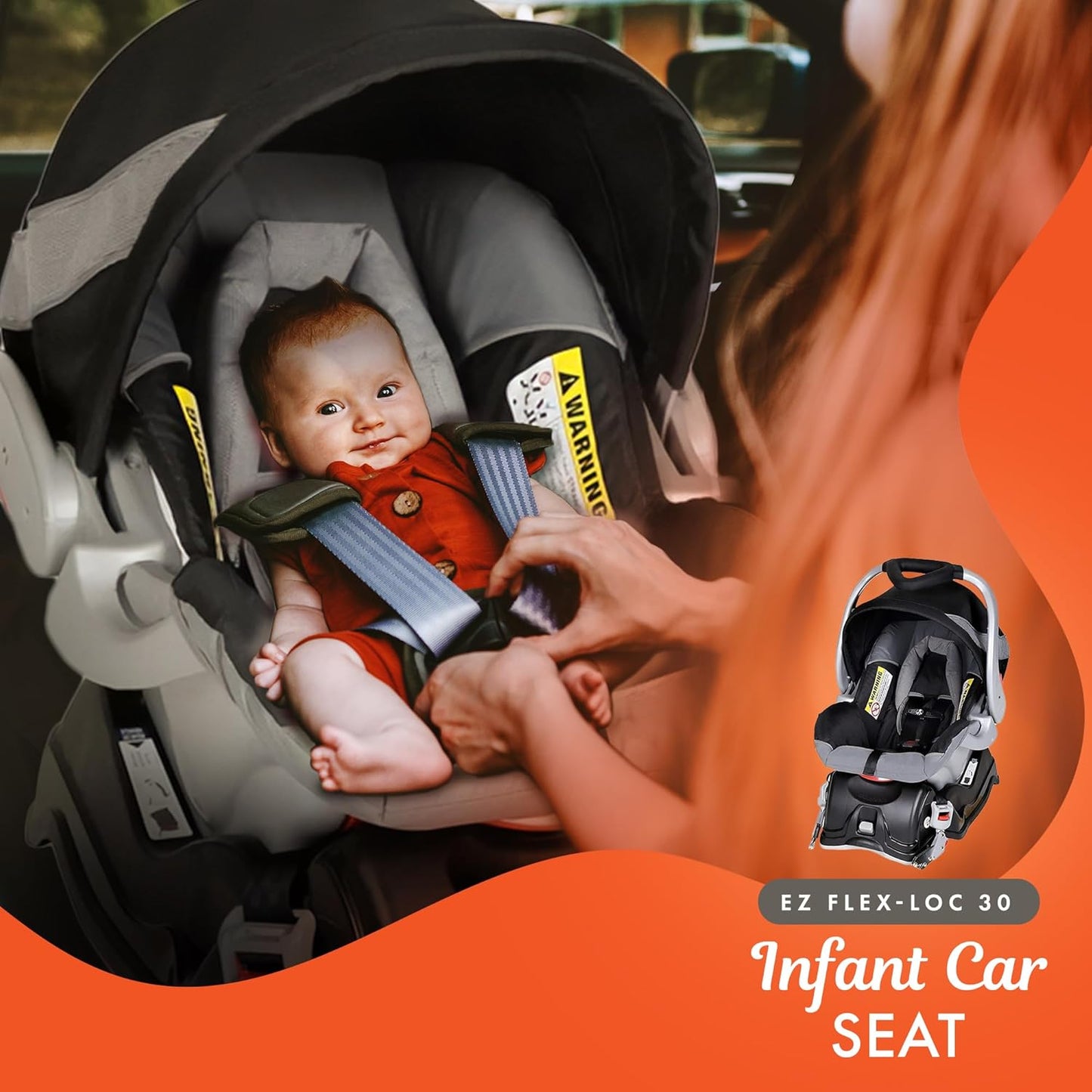 Jogger Travel System with EZ Flex-Loc® Infant Car Seat, Millenium White