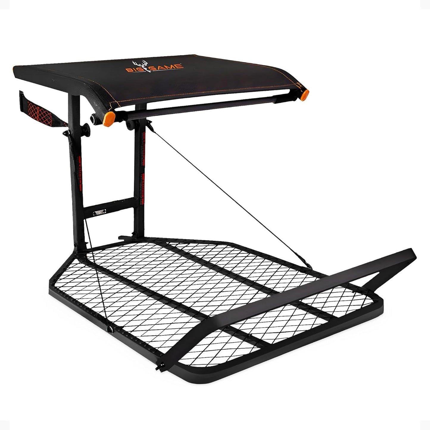 XC Hang-On Treestand, Lightweight Steel Construction with 14 x 8 in. Flip-Back Flex-Tek Seat, 300 lbs Weight Rating