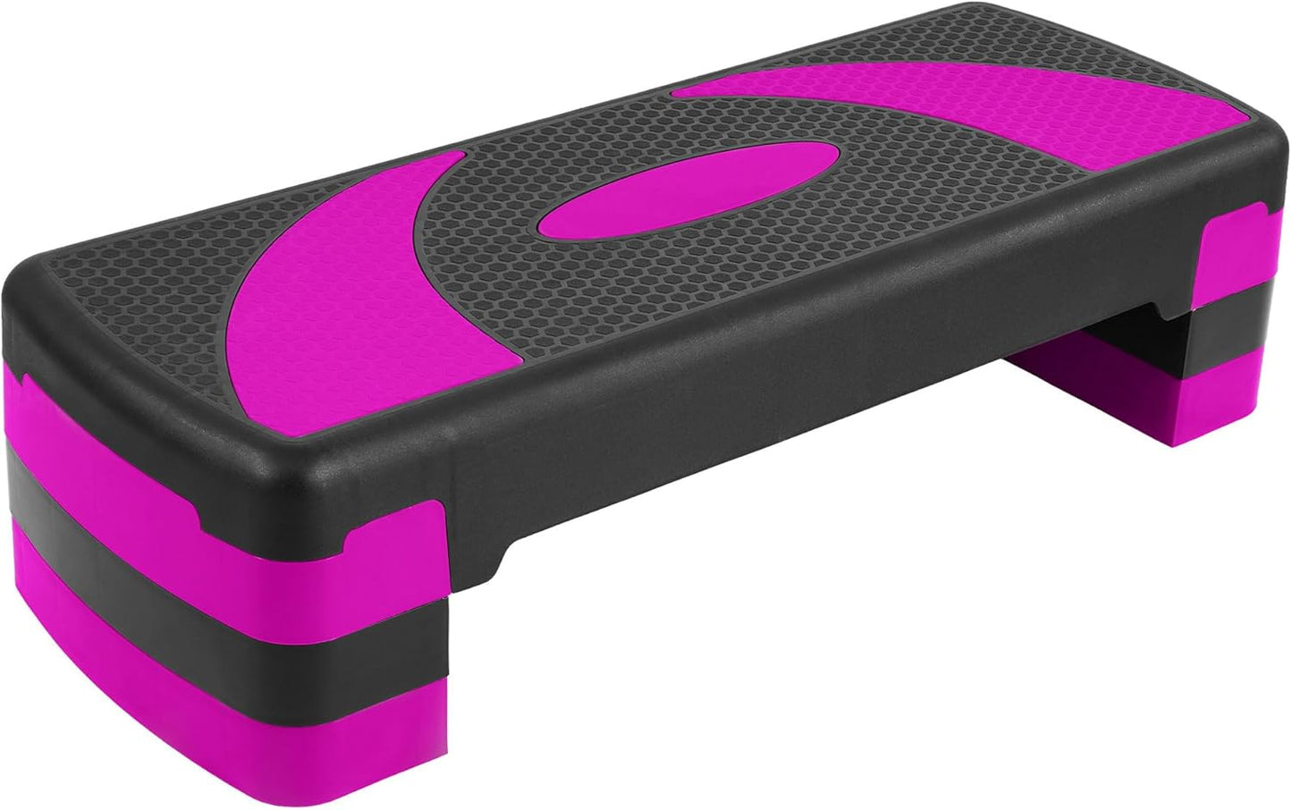 Aerobic Exercise Step Platform with Raisers, Home & Gym Workout Stepper