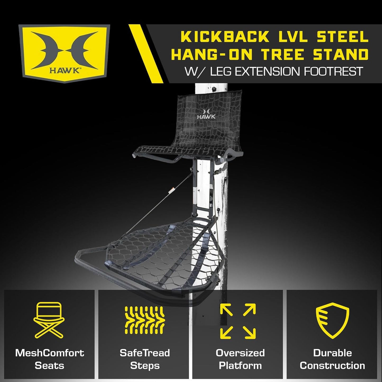 Hang-On Adjustable Hunting Game Deer Tree Stand