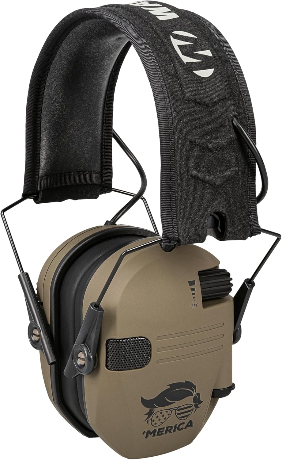 Walker's Razor Slim Ultra Low Profile Compact Design Adjustable Range Shooting Hunting Hearing Protection Electronic Earmuffs