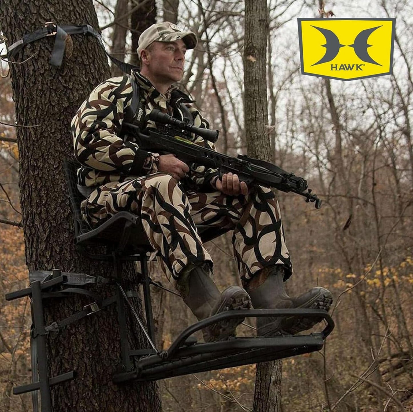 Hang-On Adjustable Hunting Game Deer Tree Stand