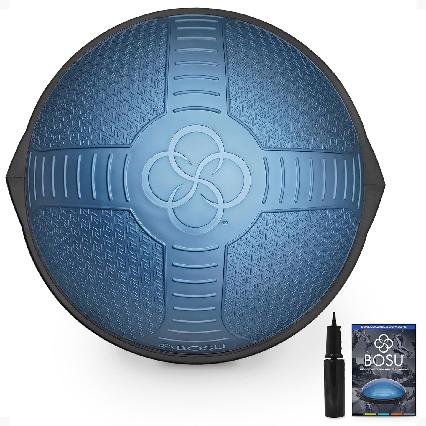 25IN Home Fitness Exercise Gym Strength Flexibility Balance Trainer with Rubberized Non Skid Surface and Hand Air Pump