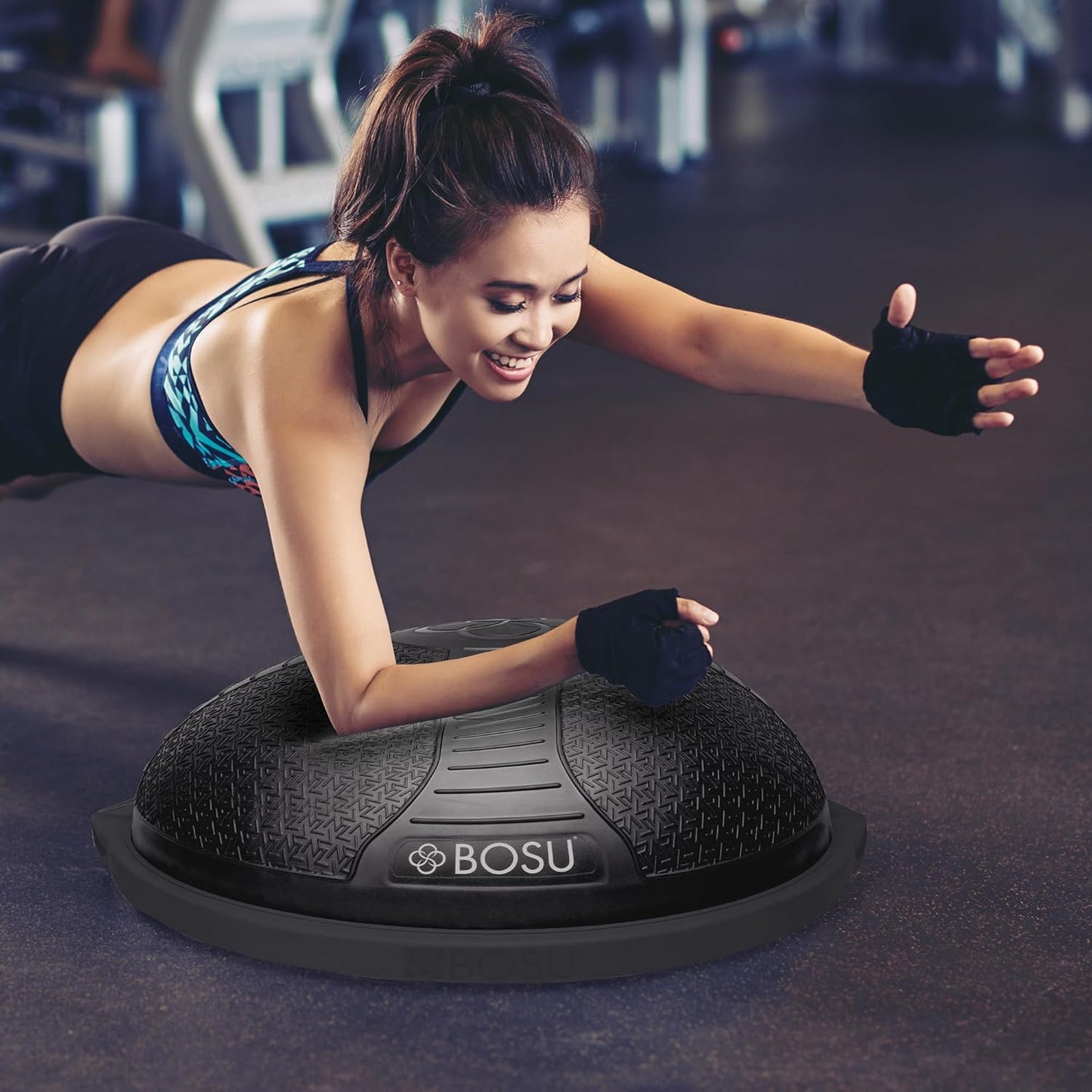 25IN Home Fitness Exercise Gym Strength Flexibility Balance Trainer with Rubberized Non Skid Surface and Hand Air Pump
