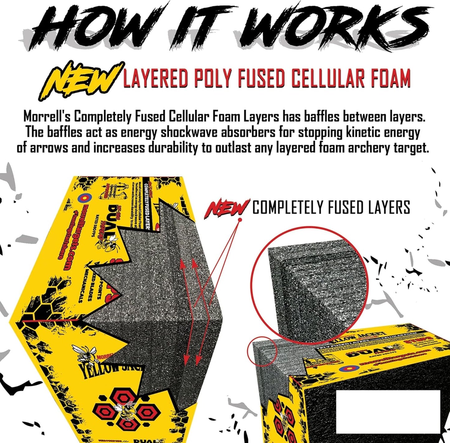 Dual Threat Foam Archery Target Block for All Bows