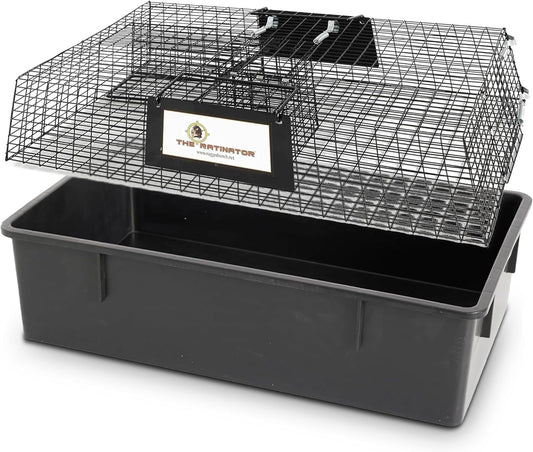 r Indoor or Outdoor Multi-Catch Rat Trap - Humane Live Cage Catcher, Rodent Control for Homes, Barns, Attics, Garages, Sheds, Gardens and Farms