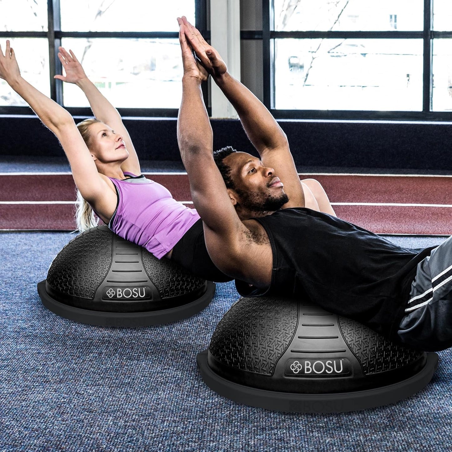 25IN Home Fitness Exercise Gym Strength Flexibility Balance Trainer with Rubberized Non Skid Surface and Hand Air Pump