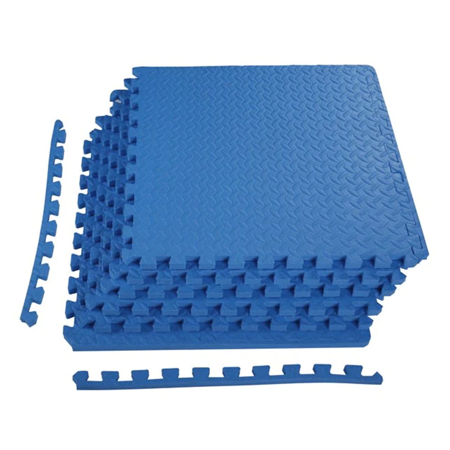 Extra Thick Puzzle Exercise Mat with EVA Foam Interlocking Tiles for MMA, Exercise, Gymnastics, and Home Gym Protective Flooring in Black